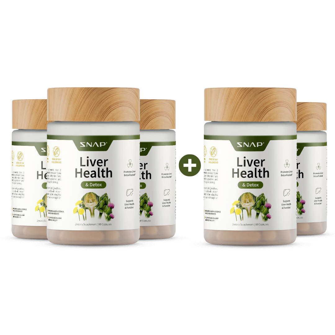 Liver Health &amp; Detox - Buy 3, Get 2 FREE! by Snap Supplements