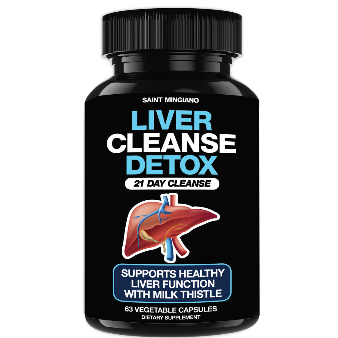 Liver Cleanse Detox &amp; Repair - 21 Day Cleanse - Natural Liver Support Supplement with Milk Thistle