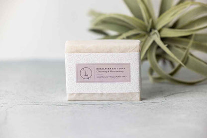2x Himalayan Salt Soap Bar, Natural Unscented Soap, Vegan Handmade Soap