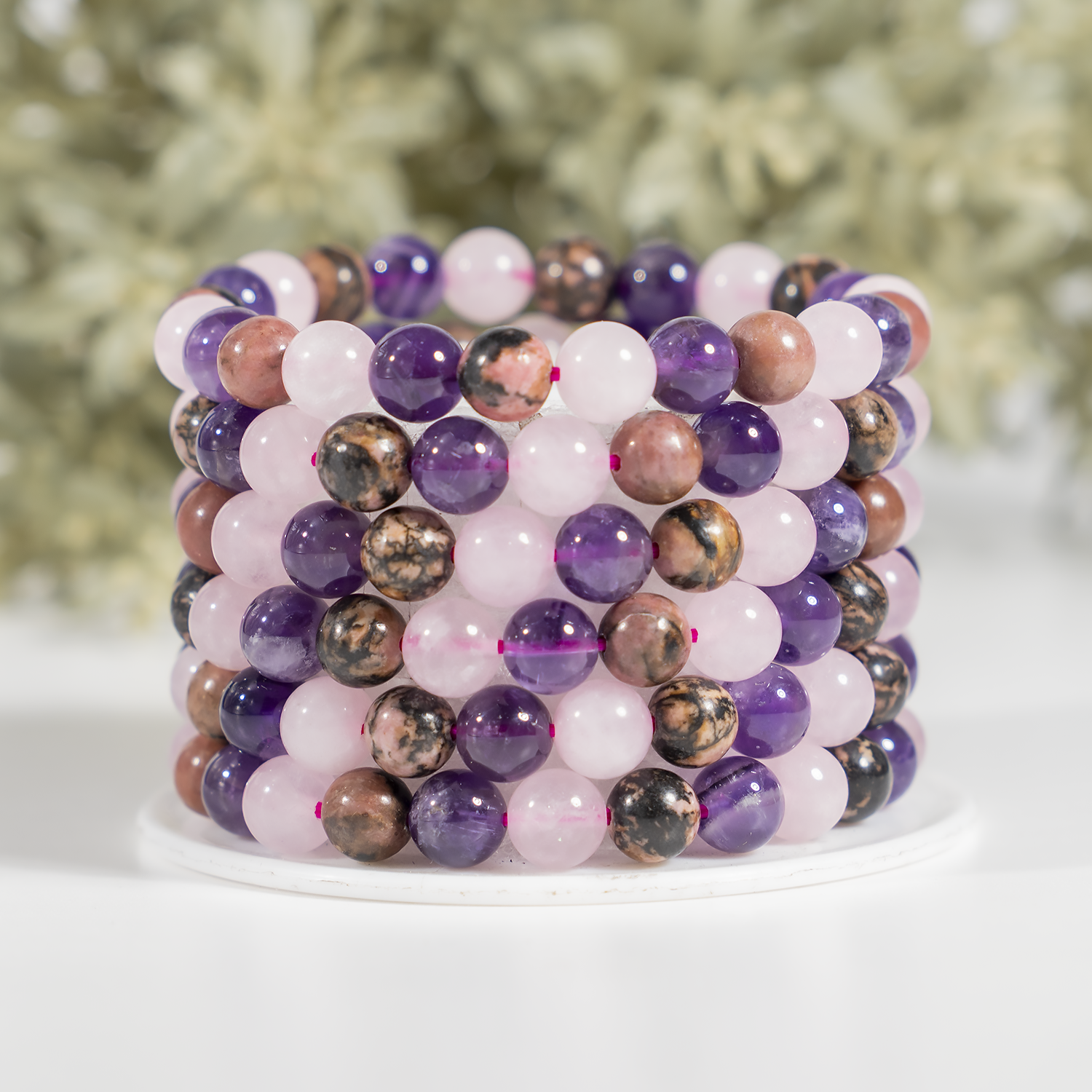Attracting LOVE Crystal Bracelet (Enhances, Compassion, Connection)  DestGlow