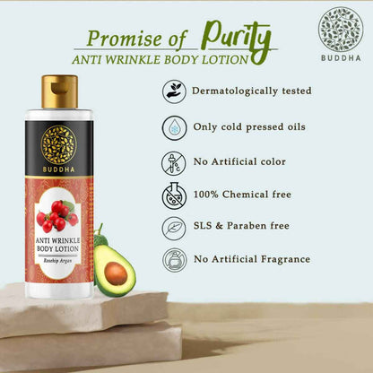 Buddha Natural Anti Wrinkle Body Lotion - For Wrinkles &amp; Fine Lines