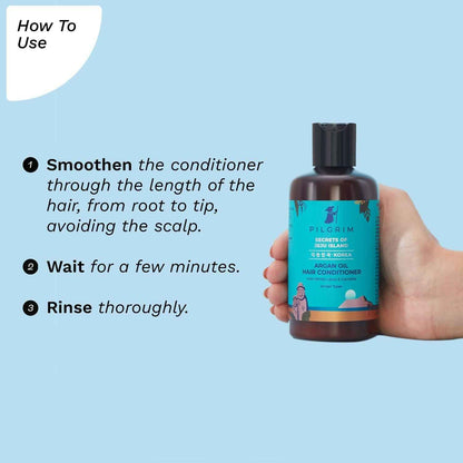 Pilgrim Korean Argan Oil Hair Conditioner with White Lotus &amp; Camellia