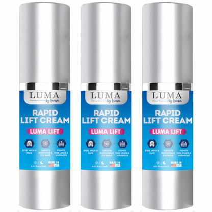 Rapid Eye Lift Cream for Wrinkles, Dark Circles and Crows Feet - .5oz
