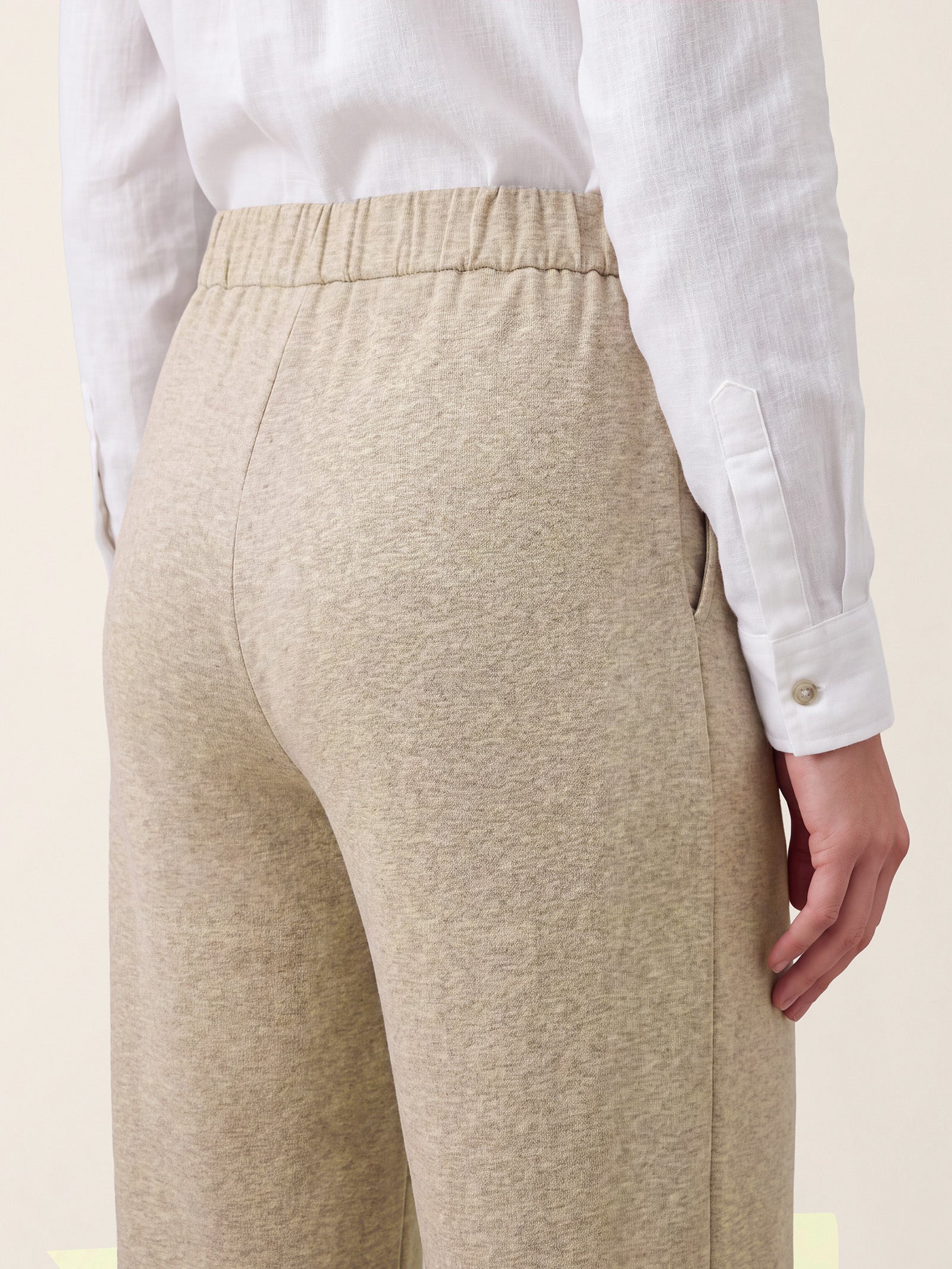 Lyocell Wool Side Button Wide Leg Knit Pants MAREN  DestGlow