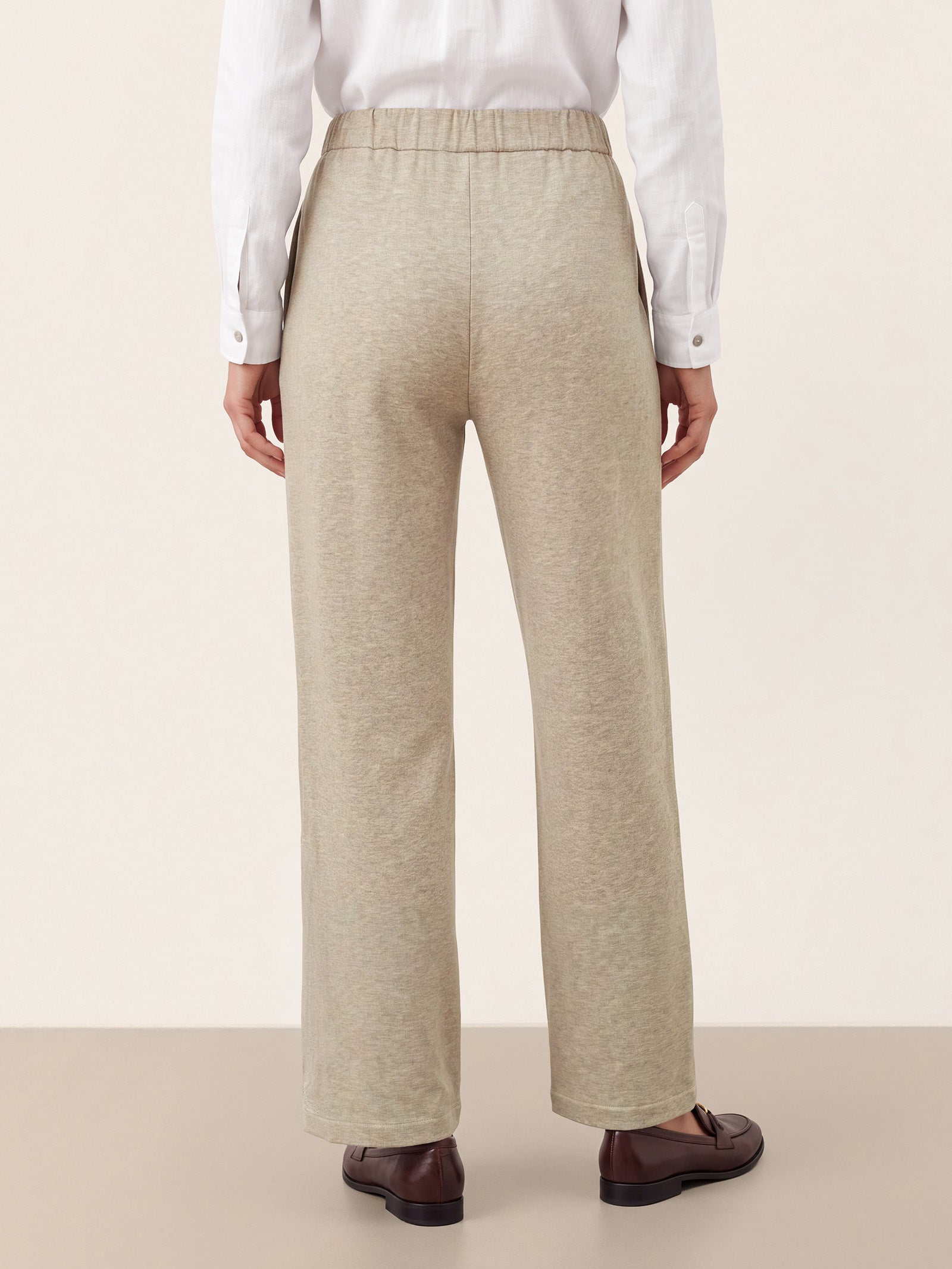 Lyocell Wool Side Button Wide Leg Knit Pants MAREN  DestGlow