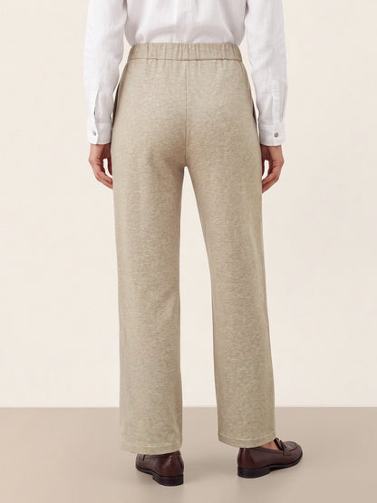Lyocell Wool Side Button Wide Leg Knit Pants MAREN  DestGlow
