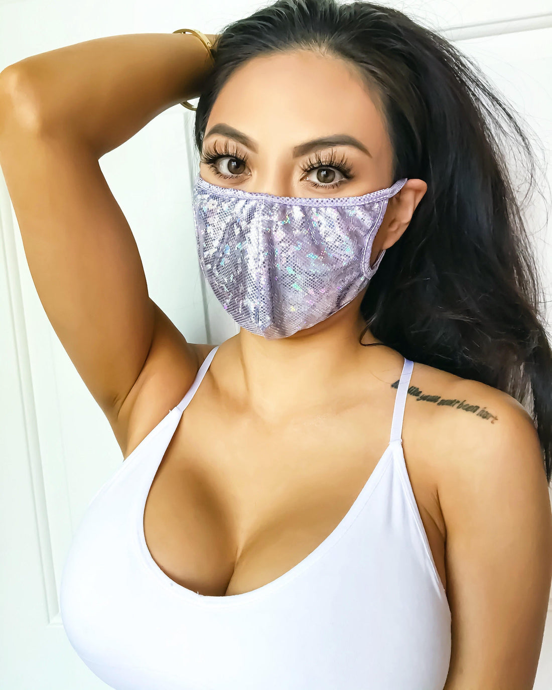 Multi-Layered Face Mask - Lavender - DestGlow