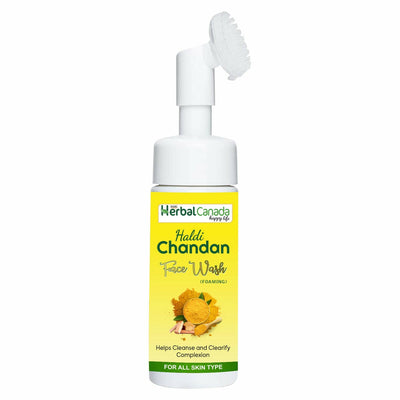 Herbal Canada Haldi Chandan Foaming Face Wash