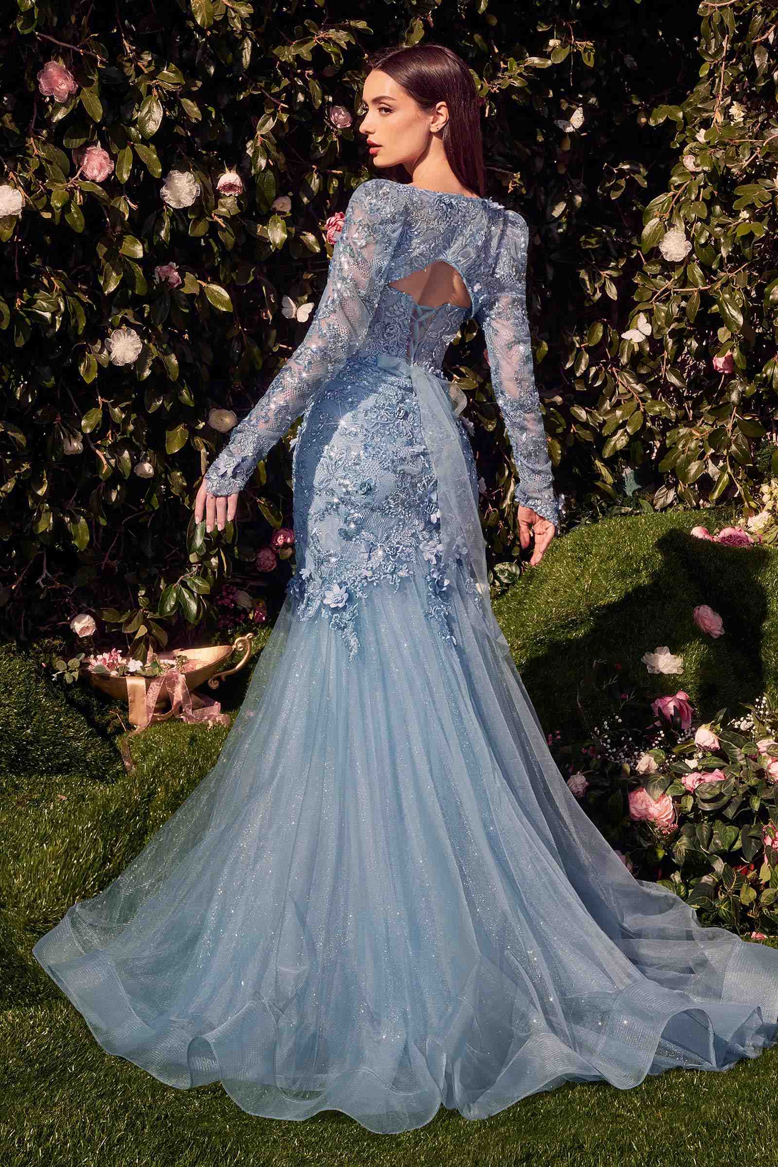 Andrea &amp; Leo MA101 Strapless Mermaid Dress With Removable Bolero