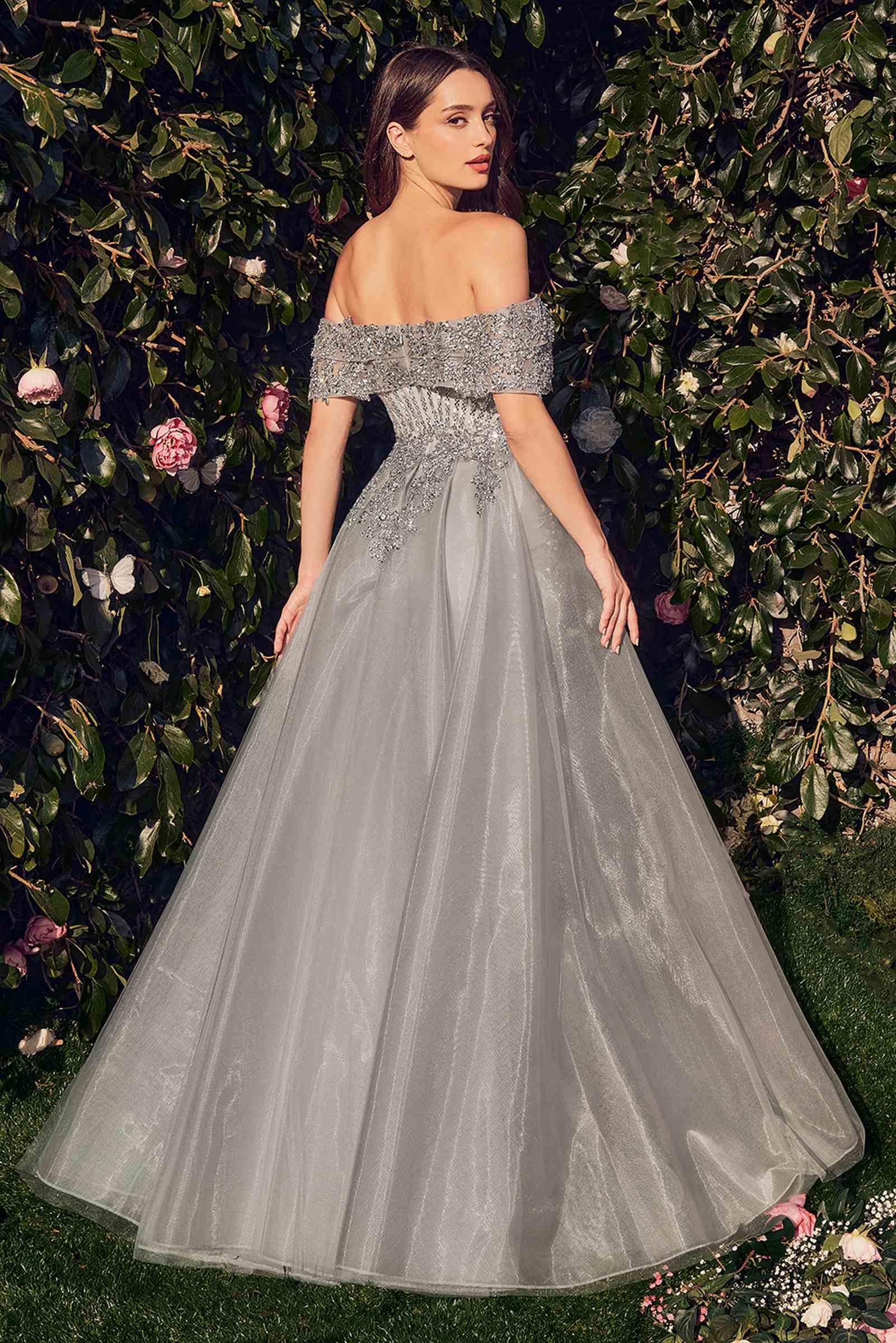 Andrea &amp; Leo MA103 Off The Shoulder Embellished Mermaid Gown