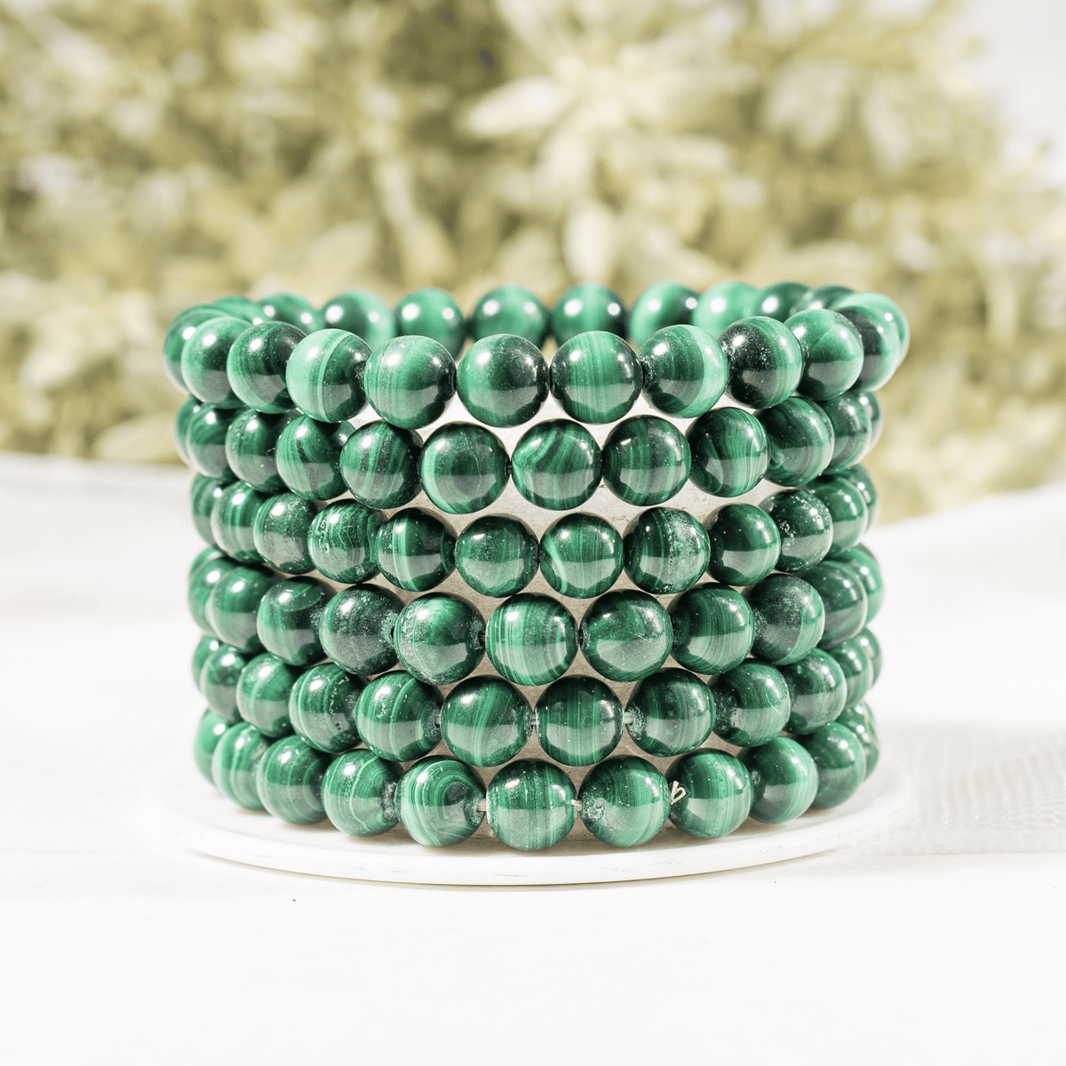 Malachite Bracelet (Travel and Confidence).  DestGlow