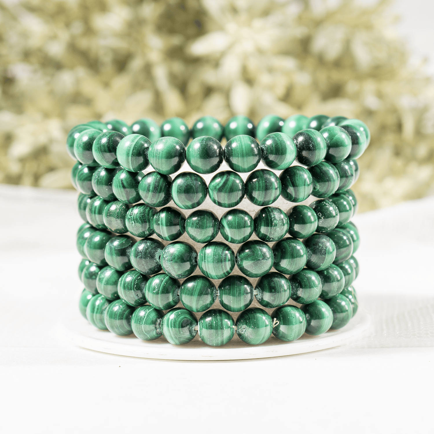 Malachite Bracelet (Travel and Confidence).  DestGlow