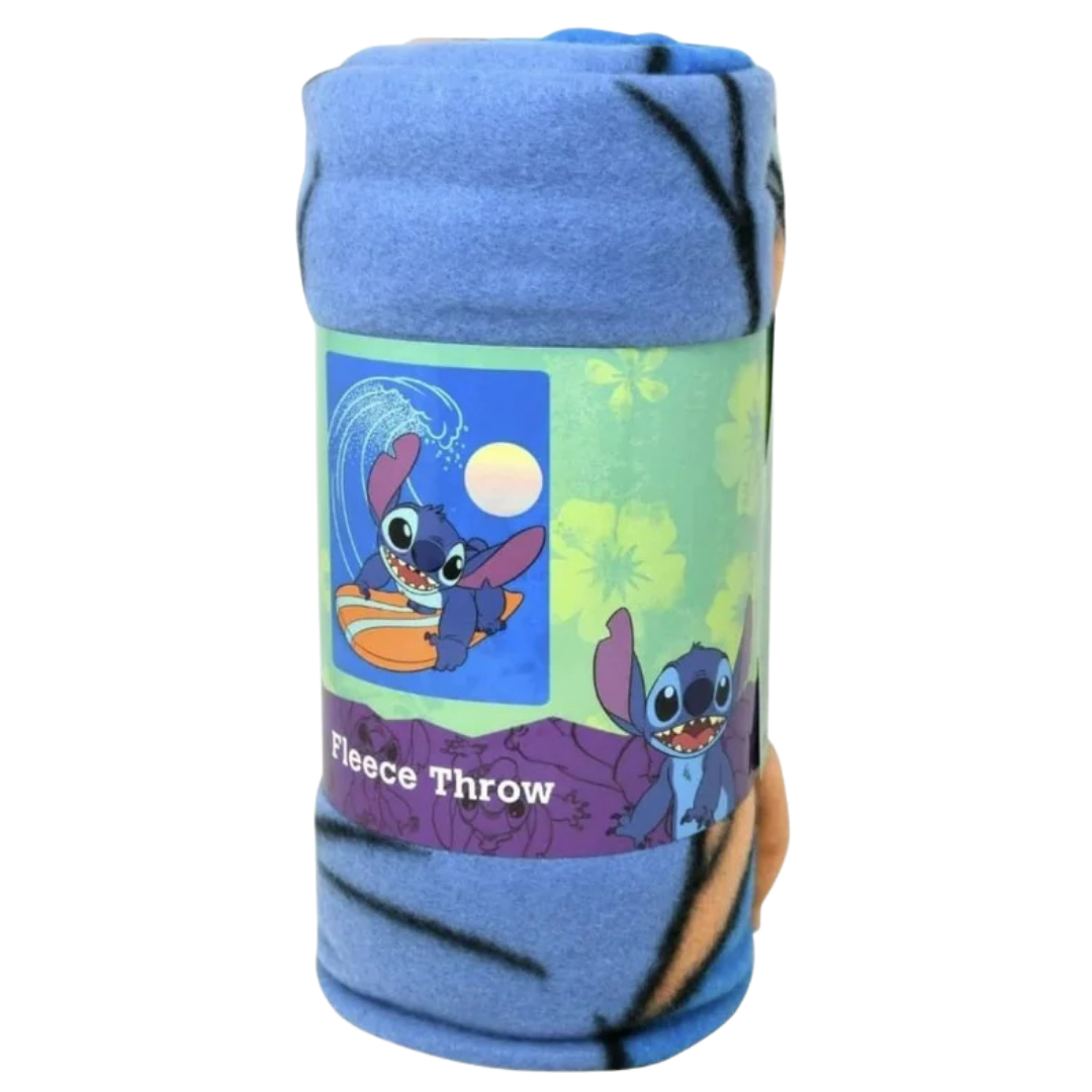 Disney Stitch Fleece Throw Blanket (45″×60″) by Farmacias Savia
