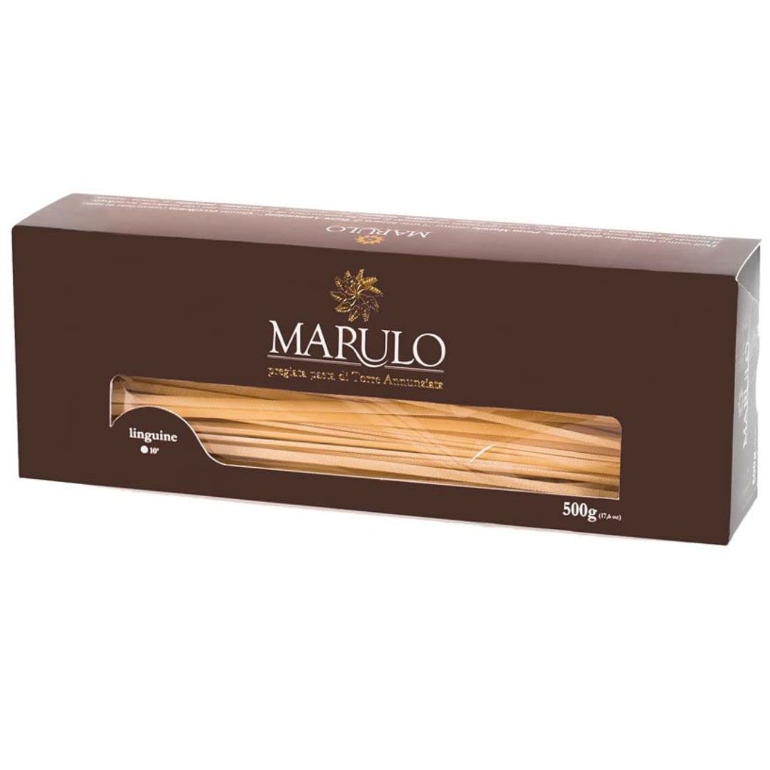 Marulo Linguine Artisan Pasta – Handmade Italian Bronze-Cut Gourmet Pasta, 500g (1.1 lb)