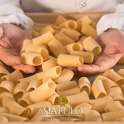 Marulo Paccheri Homemade Artisan Pasta – Authentic Italian Bronze Cut, 500 g (1.1 lb) Luxury Box