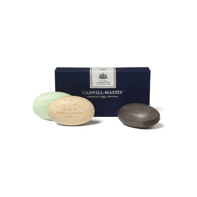 Caswell-Massey Bath Soap Box of Three 5.8 oz Each Bar Collection by Pasteur Pharmacy