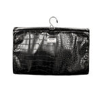NYX Black Croc Travel Bag - DestGlow