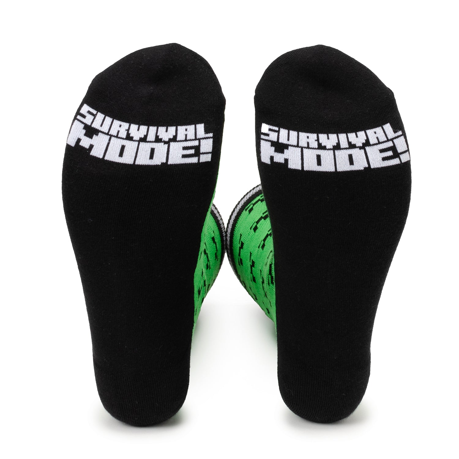 Minecraft Creeper Green Father/Son Sock Set by Cufflinks.com