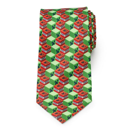 Minecraft Creeper TNT Isometric Green Men&