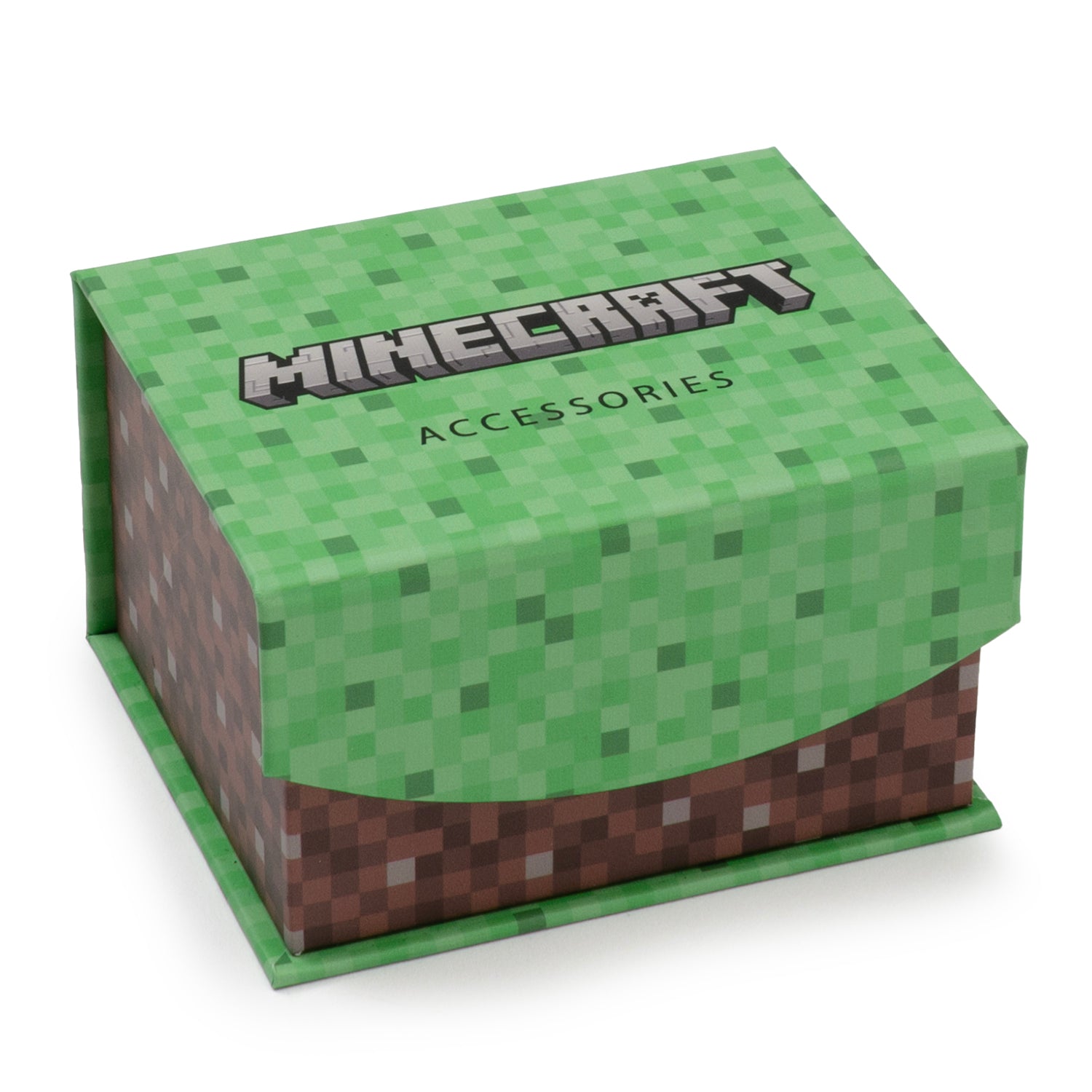 Minecraft Creeper Gunmetal Cufflinks by Cufflinks.com