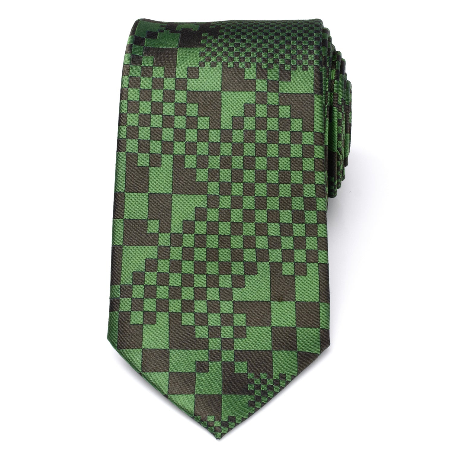 Minecraft Pixelated Creeper Green Men&