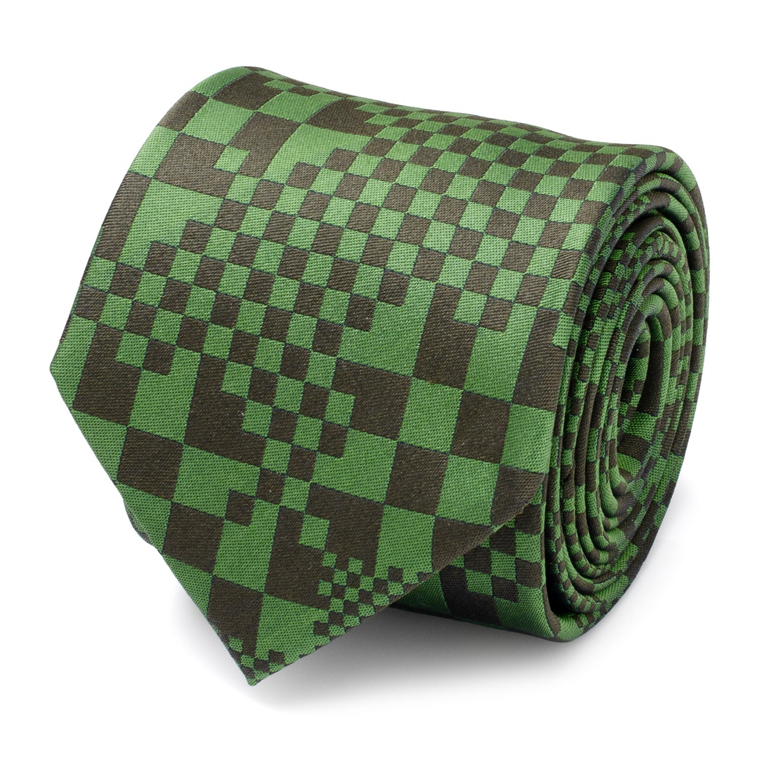 Minecraft Pixelated Creeper Green Men&