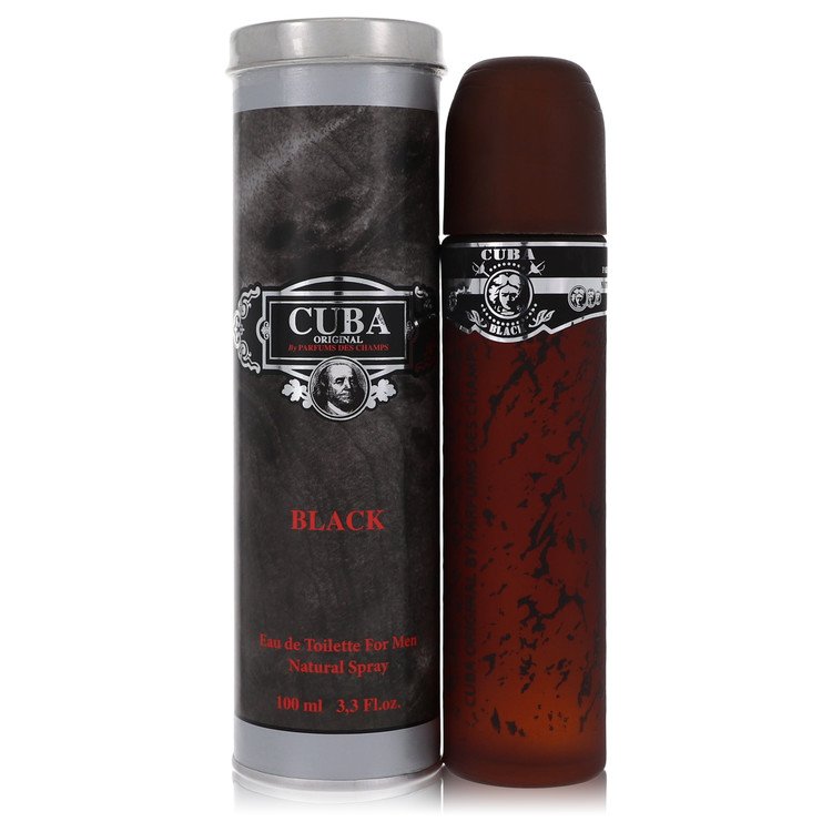 CUBA Black by Fragluxe Eau De Toilette Spray 3.4 oz for Men 