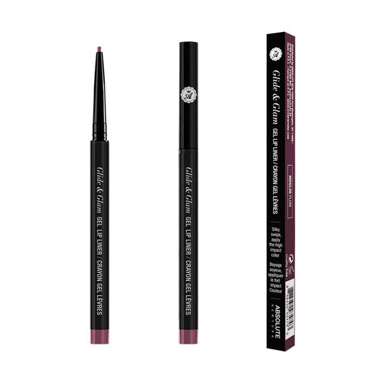 ABSOLUTE Glide & Glam Gel Lip Liner - Plum - DestGlow