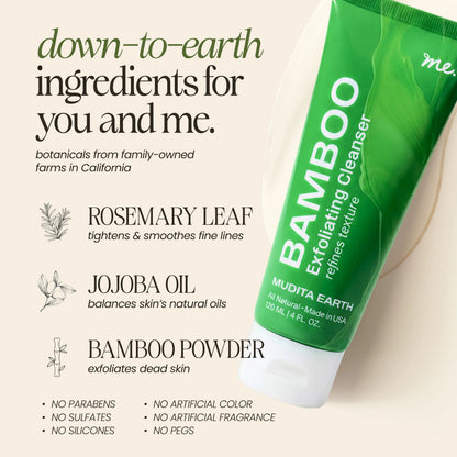 Bamboo Microdermabrasion Exfoliating Cleanser 