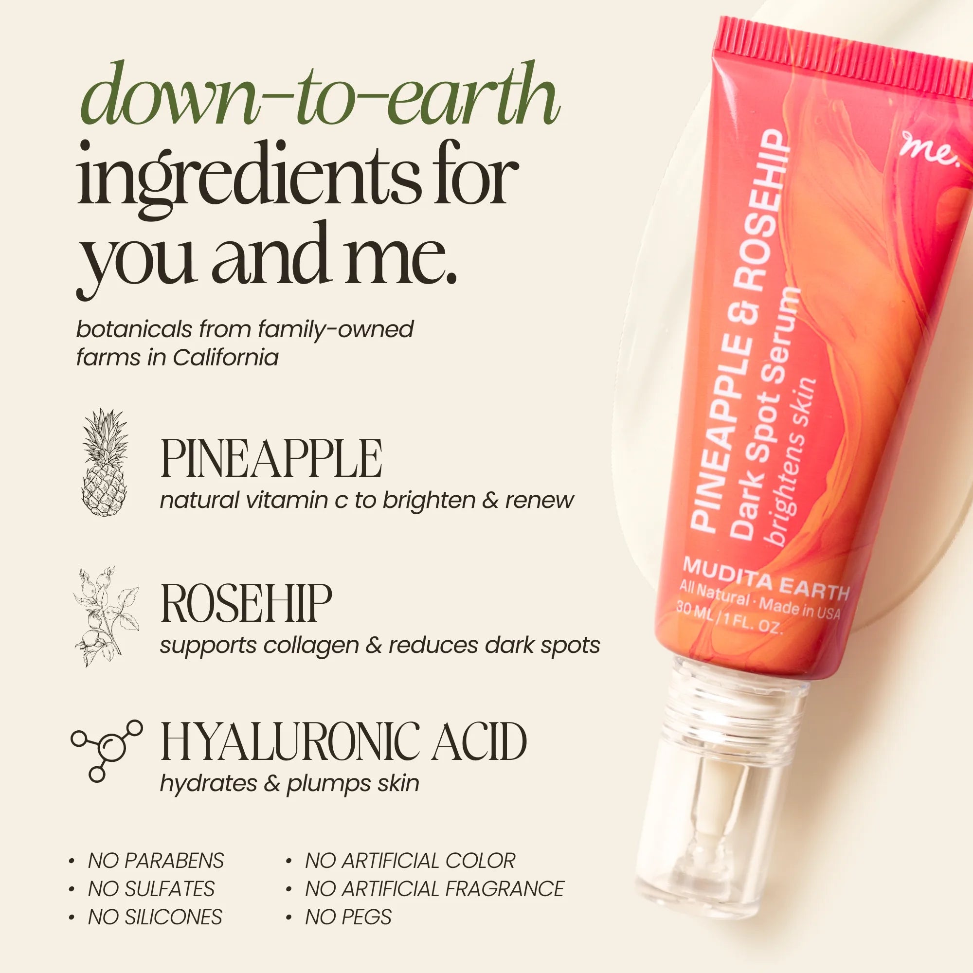 Pineapple &amp; Rosehip Vitamin C Serum 