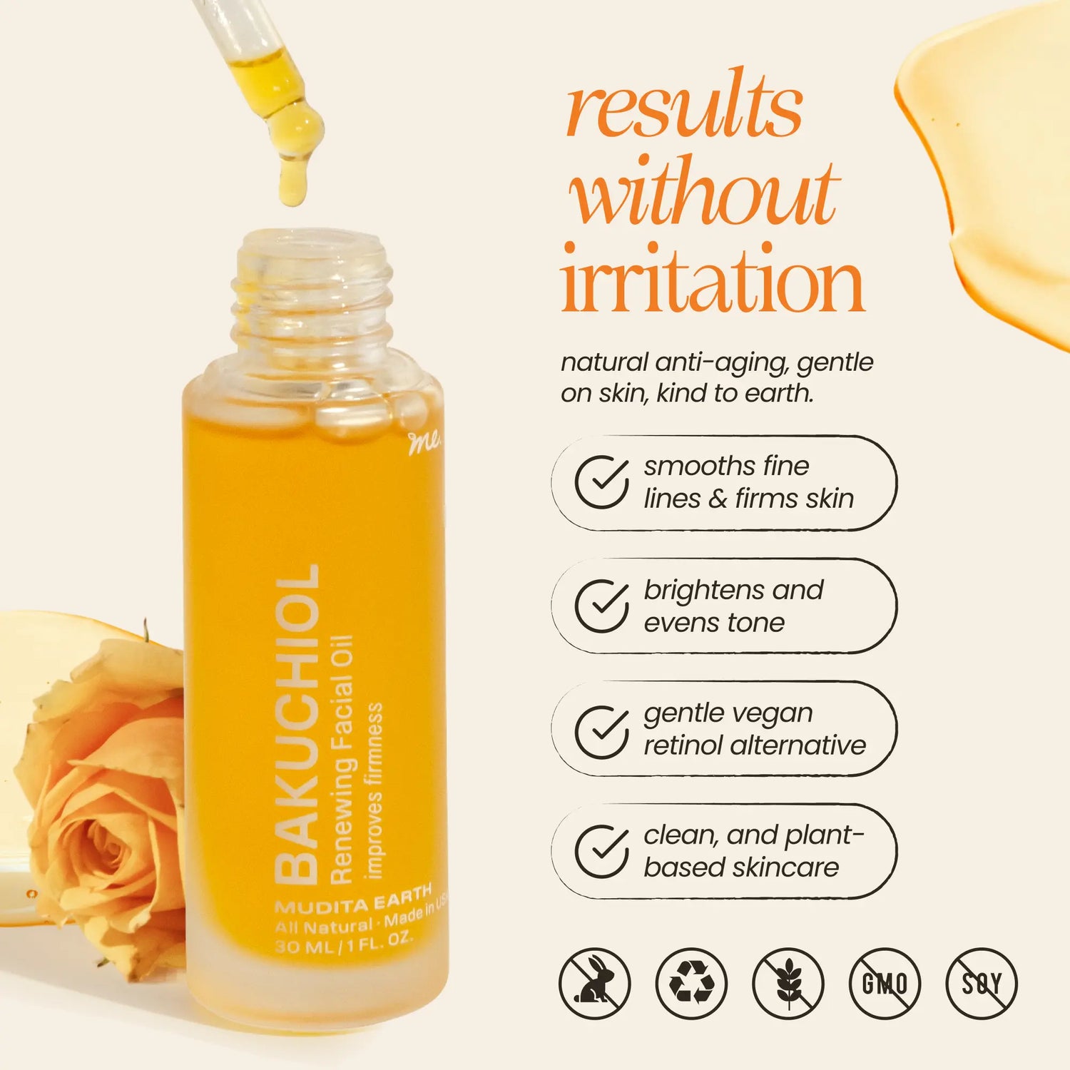 Bakuchiol Skin Renewing Facial Oil (Retinol Alternative) 