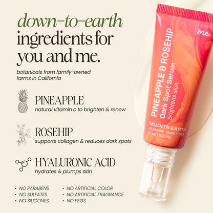 Pineapple &amp; Rosehip Vitamin C Serum by Mudita Earth