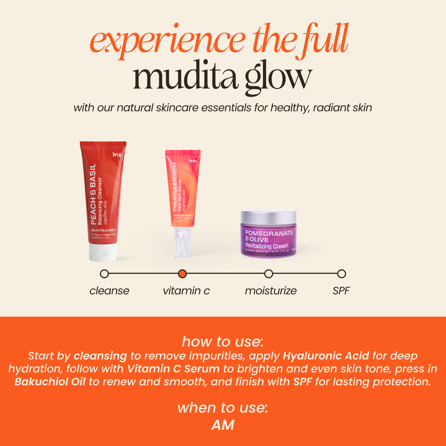 Pineapple &amp; Rosehip Vitamin C Serum by Mudita Earth