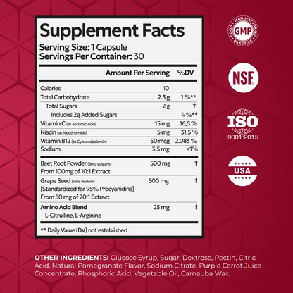 Cardiovascular Support Beet Root + by RevitMe