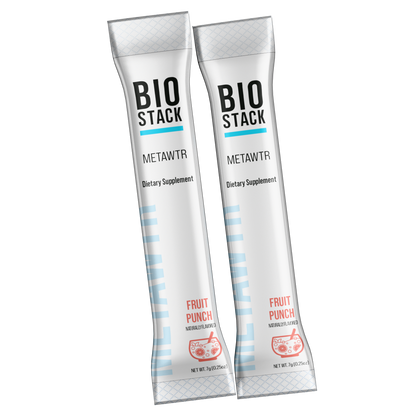 MetaWTR Hydration Fruit Punch - 10 Stick Pack by BioStack