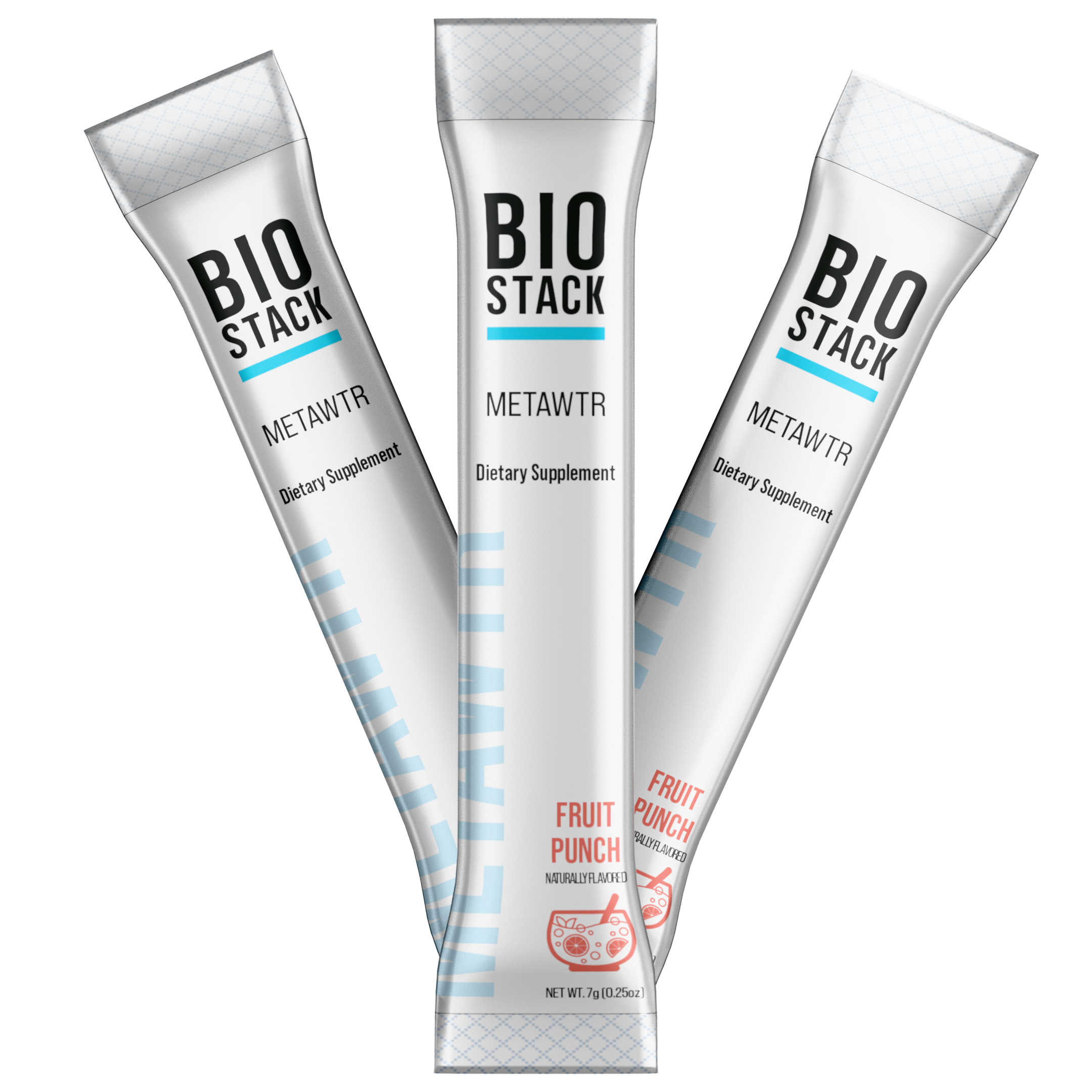 MetaWTR Hydration Fruit Punch - 10 Stick Pack by BioStack