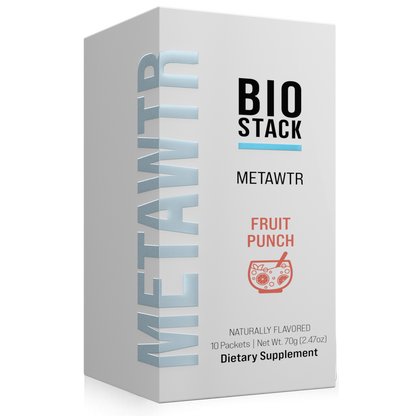 MetaWTR Hydration Fruit Punch - 10 Stick Pack by BioStack