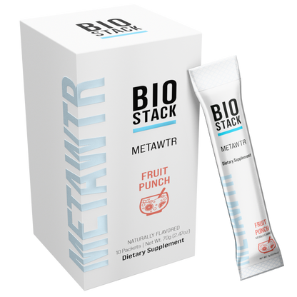 MetaWTR Hydration Fruit Punch - 10 Stick Pack by BioStack