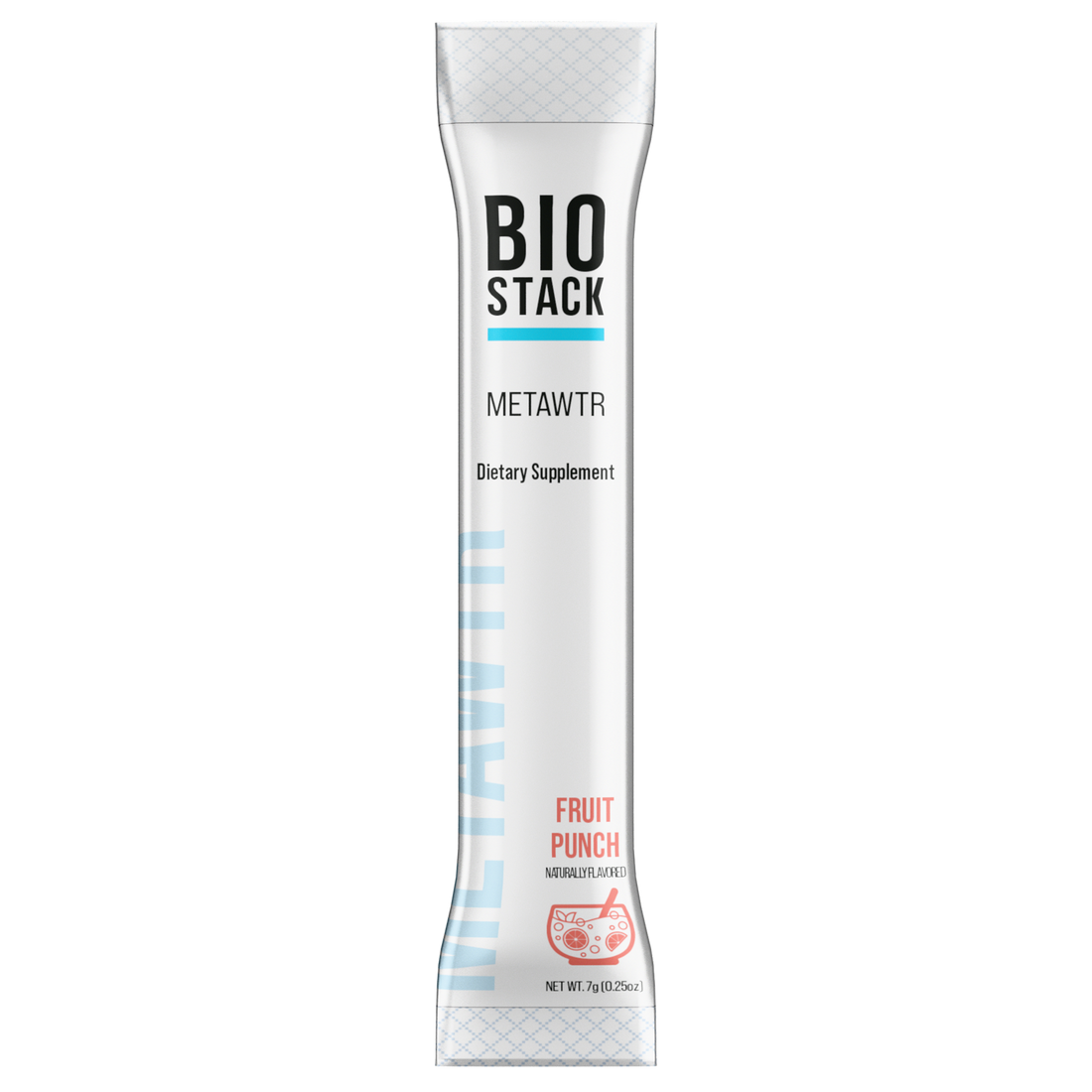 MetaWTR Hydration Fruit Punch - 10 Stick Pack by BioStack