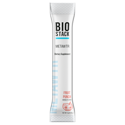 MetaWTR Hydration Fruit Punch - 10 Stick Pack by BioStack