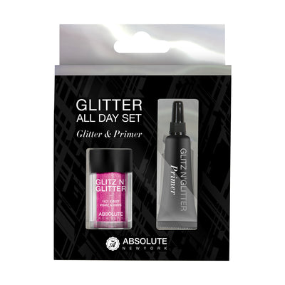 ABSOLUTE Glitz N' Glitter All Day Set - Fushcia Fizz - accessories