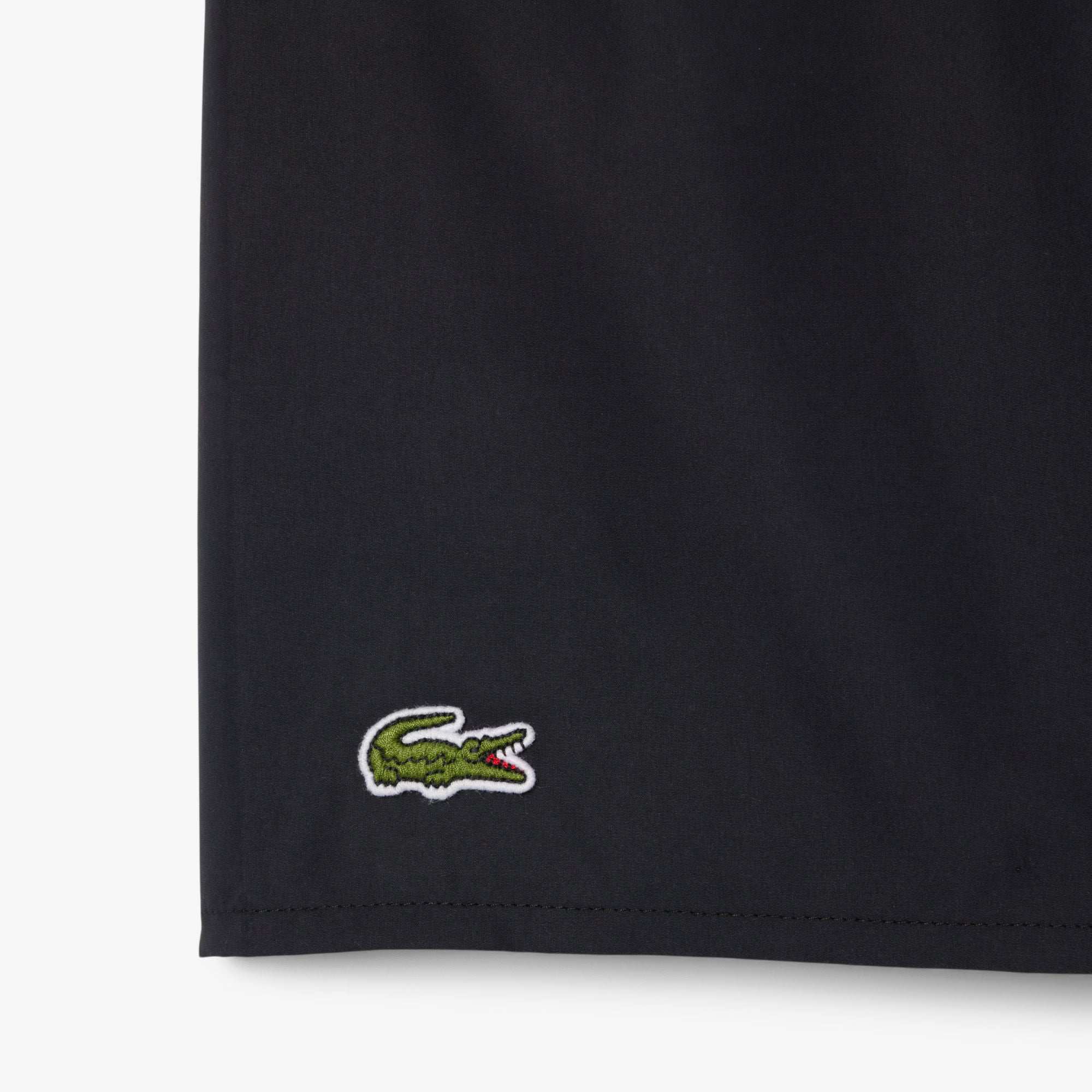 Lacoste Mid Length Swim Trunks - Black by Denim Exchange
