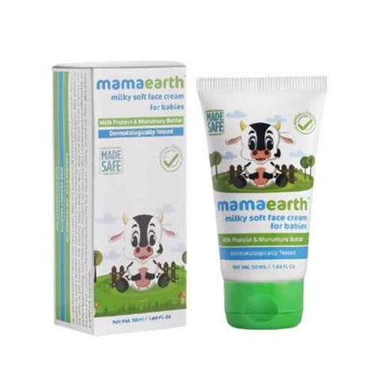 Mamaearth Milky Soft Baby Face Cream For Moisturizes, Soothes, Heals Chapped Skin