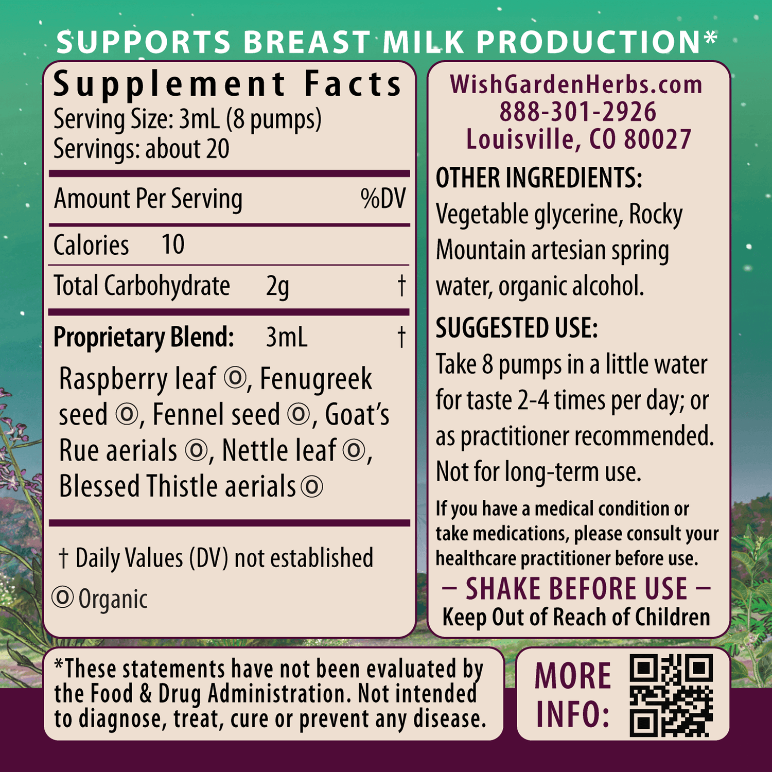 Milk Rich Supply Booster by WishGarden Herbs
