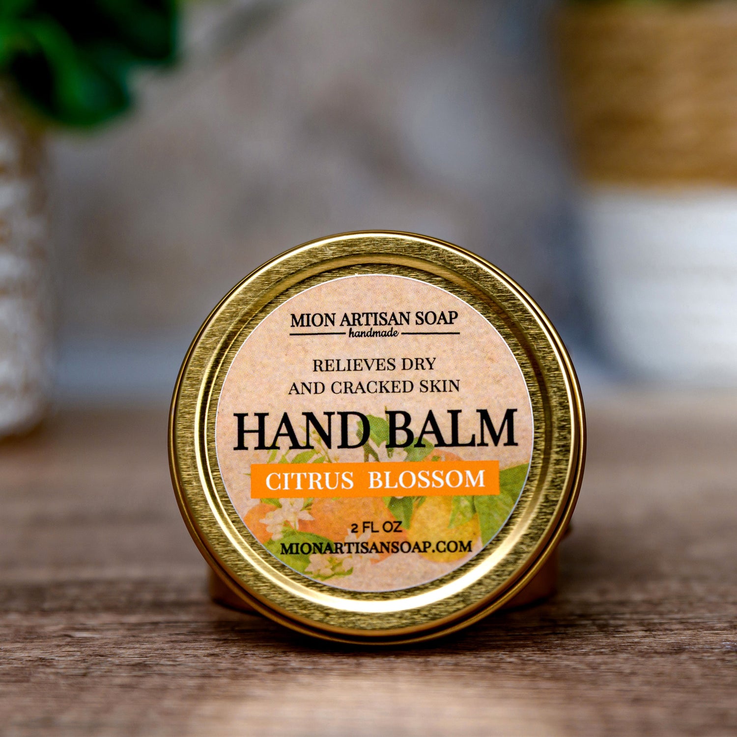 Hand Balm - Citrus Blossom | Not Greasy, Antibacterial, Moisture-Locking by MION Artisan Soap Co.