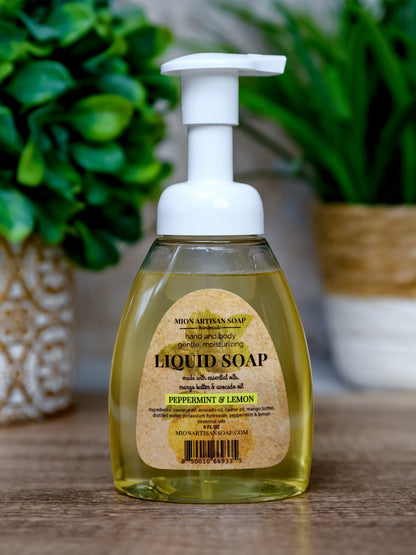 Liquid Soap | Luxurious Foam for Hands &amp; Body by MION Artisan Soap Co.