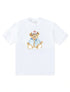 Market Studios Watercolor Teddy T-Shirt - White by Denim Exchange