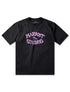 Market Studios Smiley Old School Tee - Washed Black by Denim Exchange