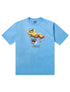 Market Studios Smiley Bearly A Care Tee - Dusk Blue by Denim Exchange