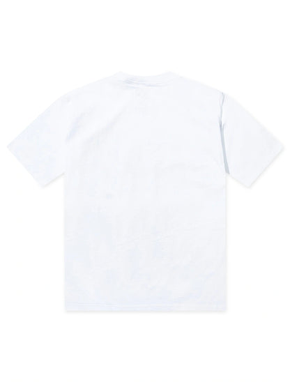Market Studios Smiley Bearly A Care Tee - White by Denim Exchange